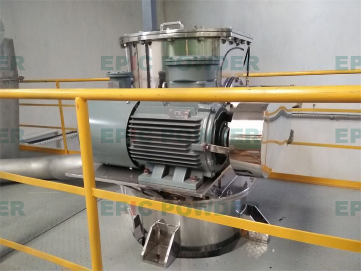 實驗型圓盤式氣流磨